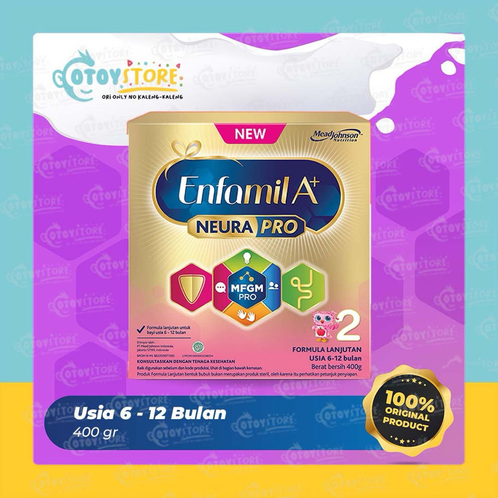 Enfamil 2 400g / Enfamil Tahap 2 ( 6- 12 Bulan ) 400g