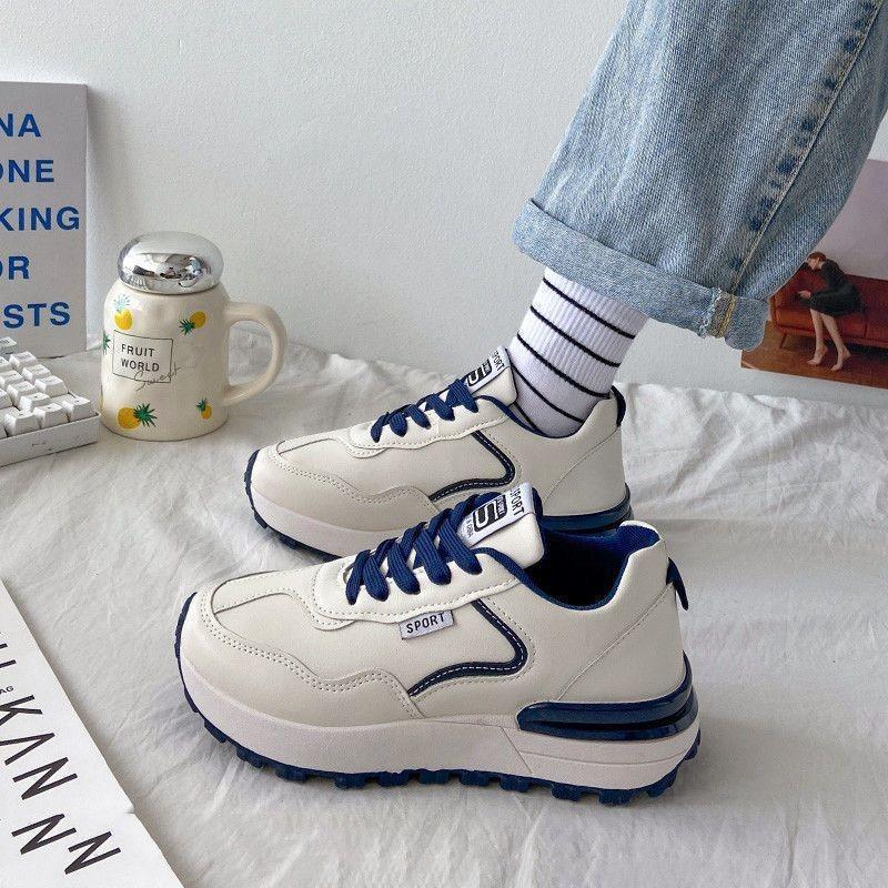 Sepatu Sneakers Wanita High Quality Trend Sneakers Wanita Olahraga Putih