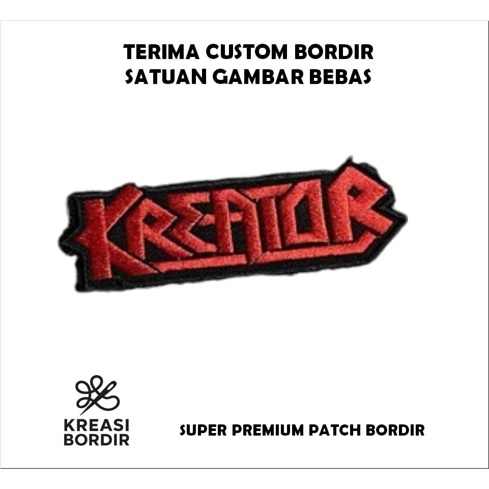 EMBLEM PATCH BORDIR LOGO KREATOR - Kreasibordir.id