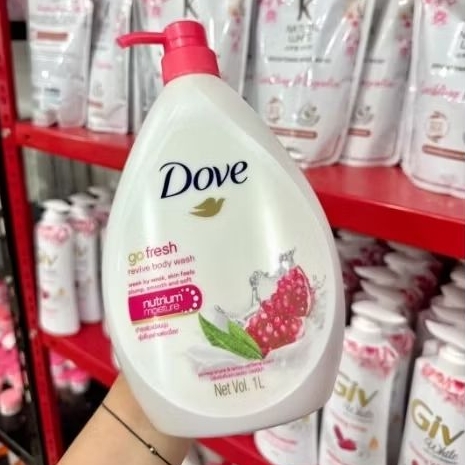 Dove pump 1liter ukuran jumboo