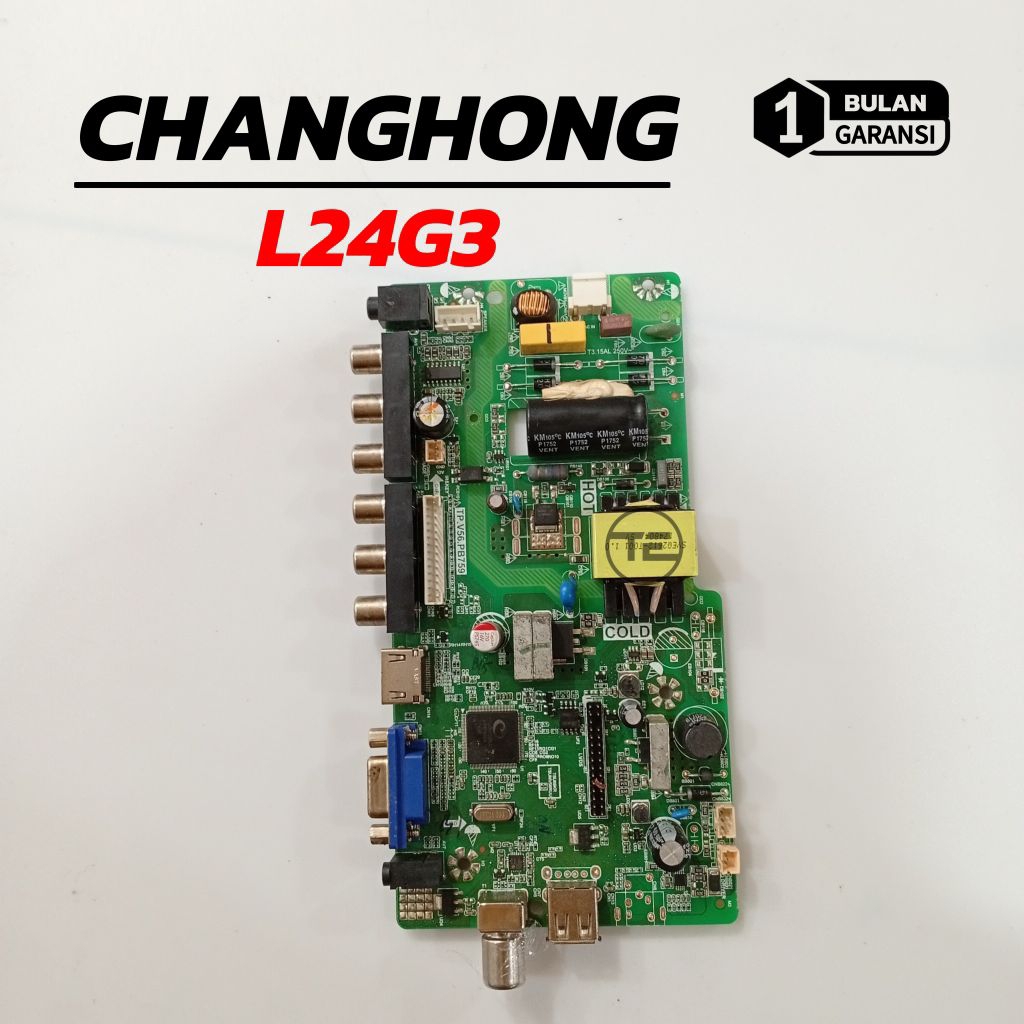 MB CHANGHONG L24G3 MOBO MODUL MESIN TV MAINBOARD MOTHERBOARD TV LCD