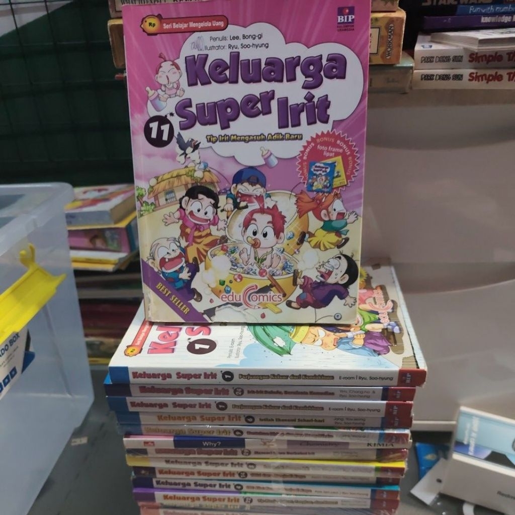 Buku Bacaan Anak Keluarga Super Irit Original Preloved Bisa Pilih Nomor