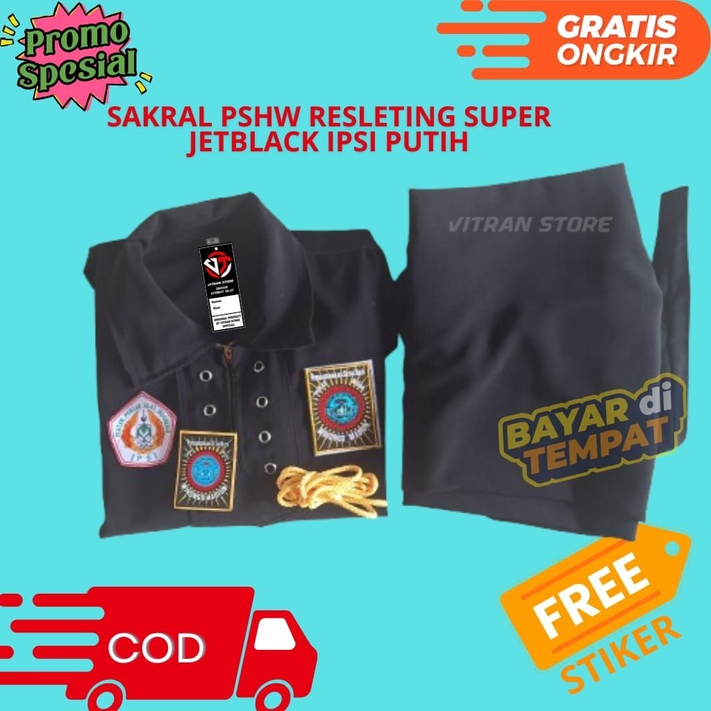 Sakral WARGA PSHW Super Jet Black Resleting Original
