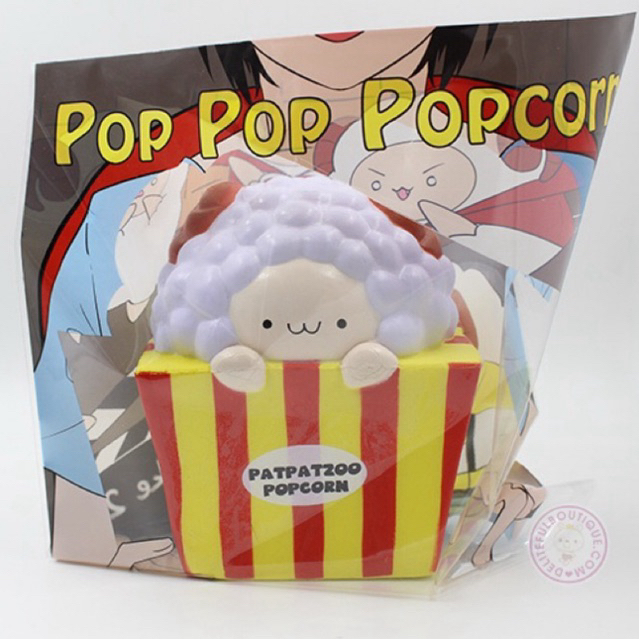 PAT PAT ZOO JUMBO POPCORN SQUISHY