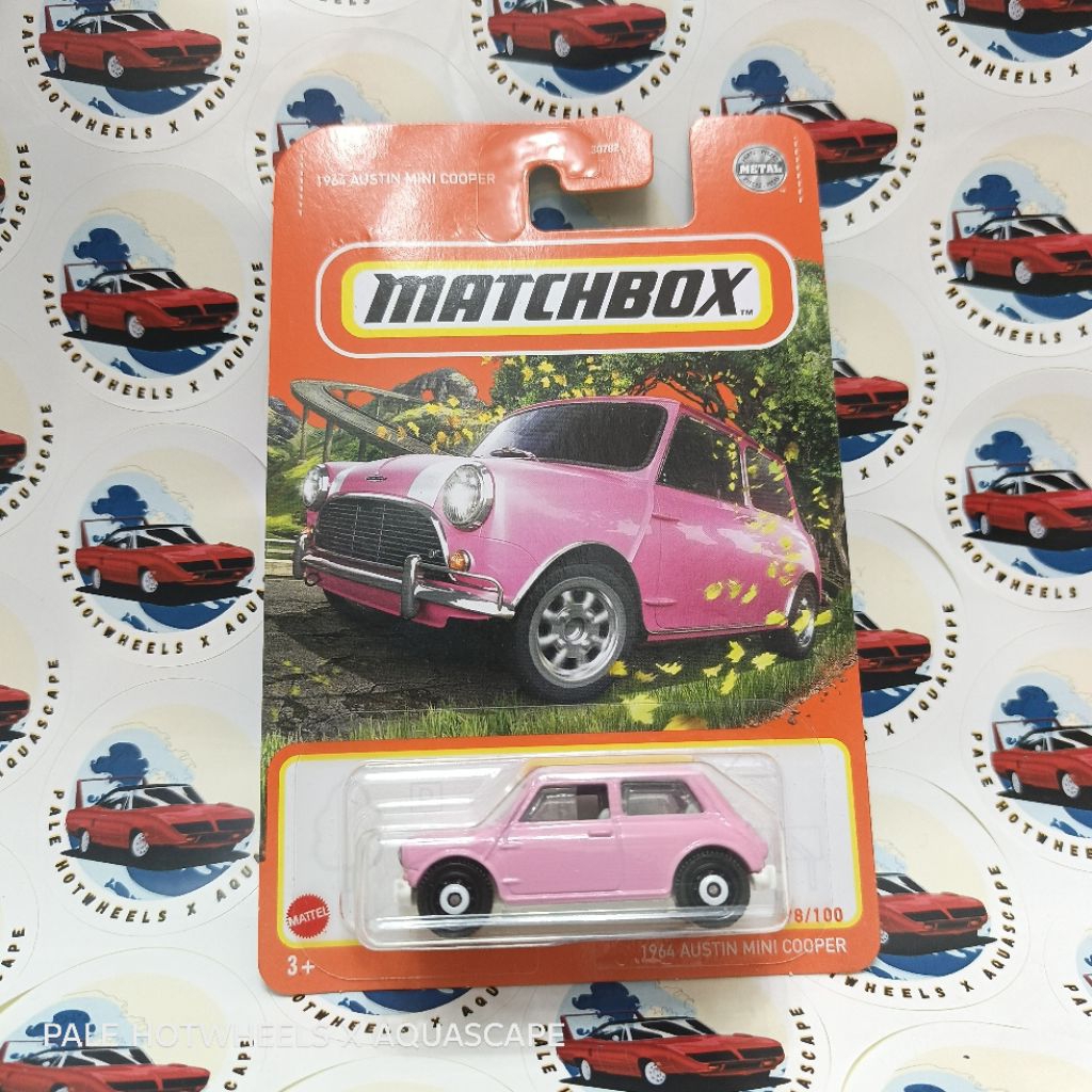 MATCHBOX 1964 AUSTIN MINI COOPER PINK