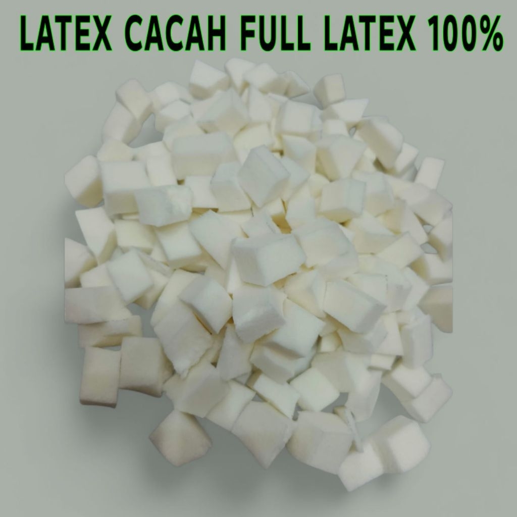 BUSA LATEX CACAH 100% LATEX UK 1 KILO BUAT ISIAN BANTAL DAN BONEKA