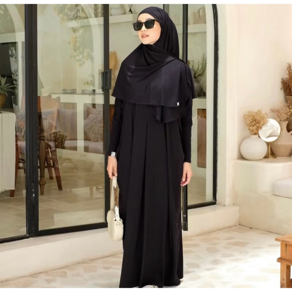 PLAIN LOOSE ABAYA by KHALEWALE