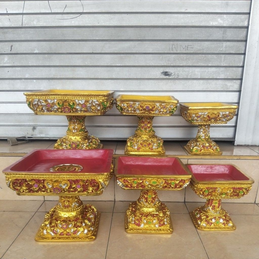 dulang kotak premium.bahan fiber resin.prade elit