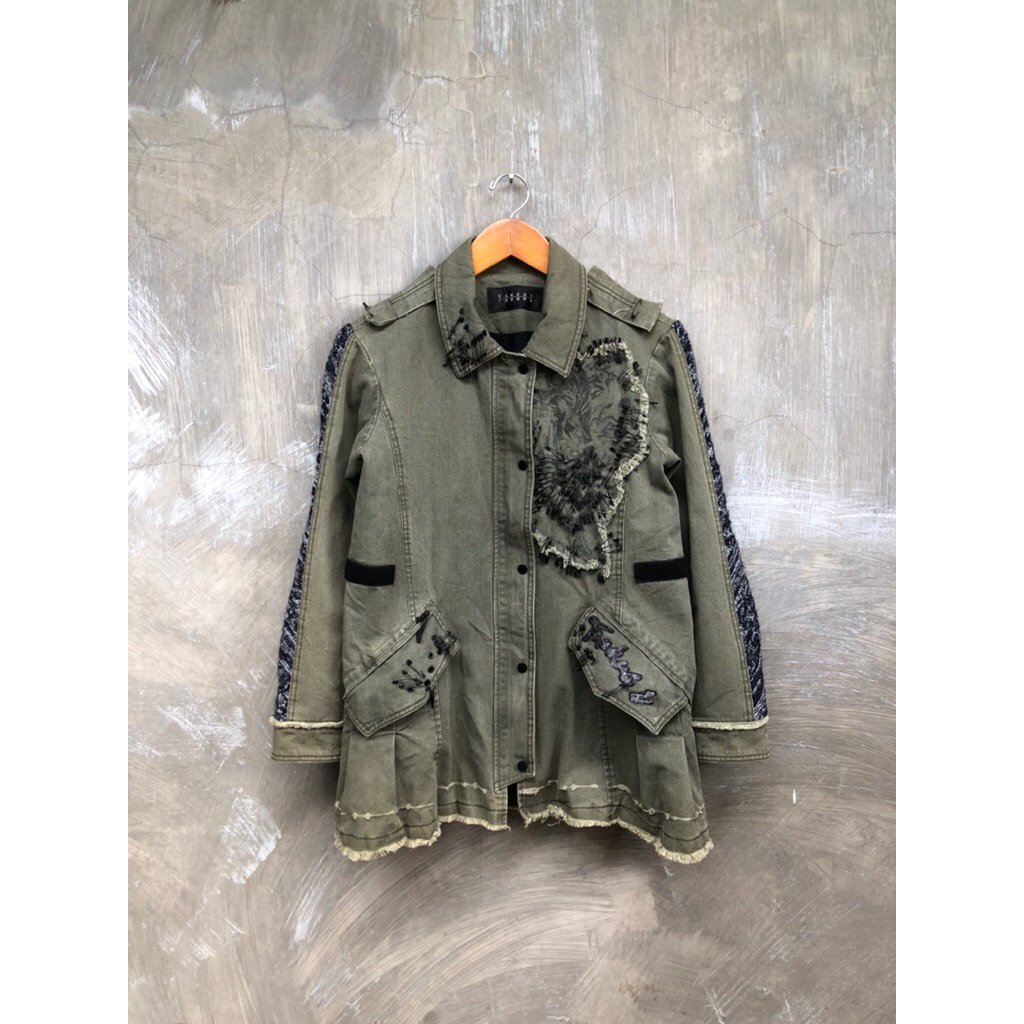 TANKUS Parka Pin Army Hysteric Glamour Ifsixwasnine GOA LGB Style