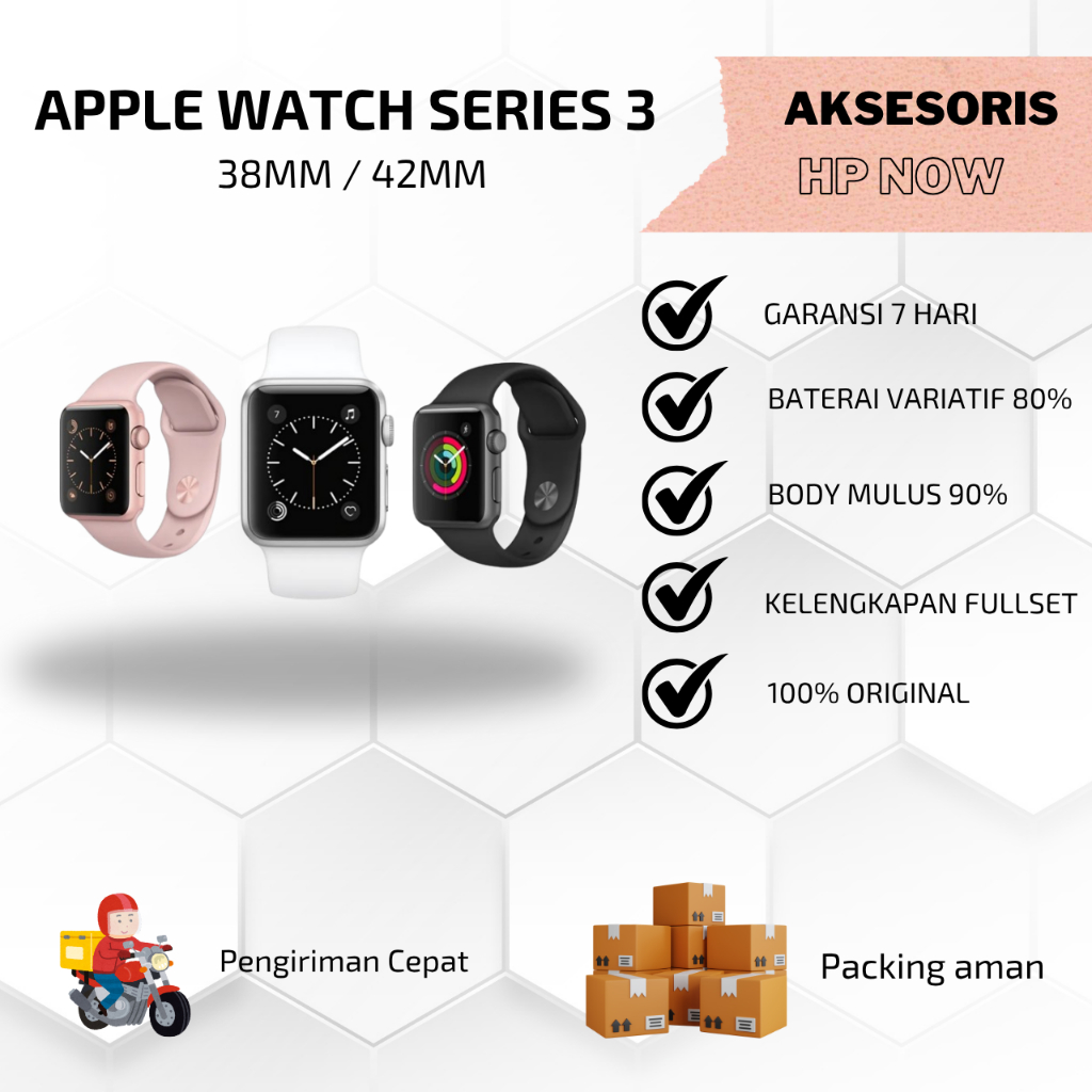 Apple Watch / iWatch Series 3 38MM 42MM Second ORIGINAL - AHN