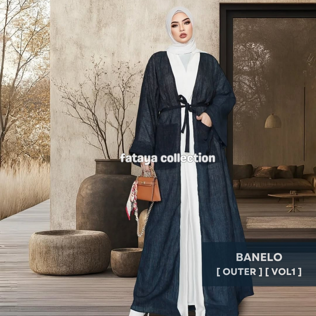 Fataya Collection BANELO Outerwear - Kain Linen Sandwash