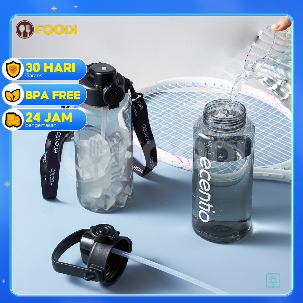 ecentio 1100ml botol minum besar botol minum olahraga sport botol minum  BPAfree