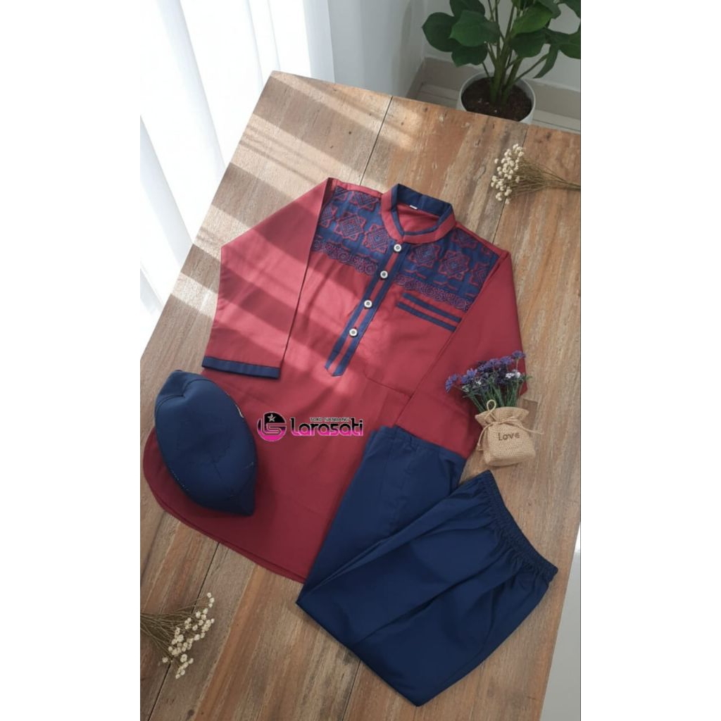 BAJU TAQWA SETELAN ANAK LAKI-LAKI REYNA