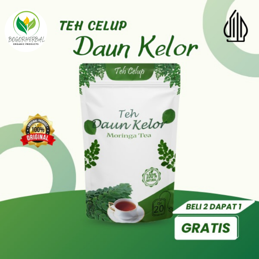 PROMO COD DAUN KELOR SEGAR ORIGINAL 100% MURNI TEH DAUN KELOR CELUP MORINGA DAUN KELOR DAUN KELOR KE