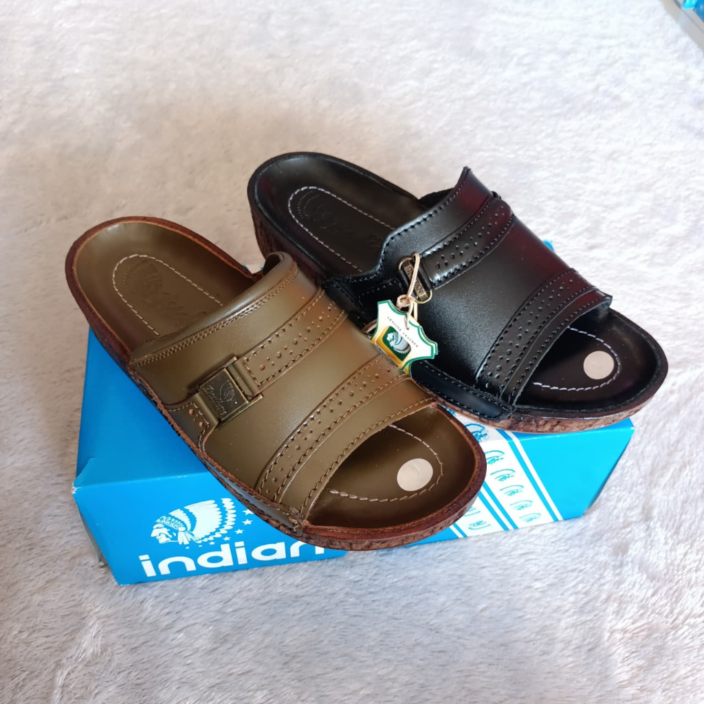 Indian Sandal Kulit Pria Terbaru Murah - Sandal Kulit Pria - Sandal Indian Original