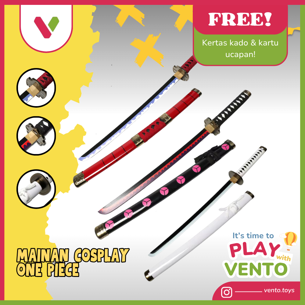 [VENTO TOYS] Mainan Cosplay One Piece Zoro