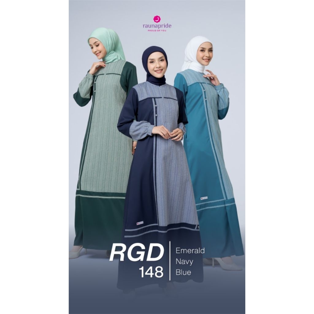 BAJU GAMIS DEWASA NEW COLLECTION RAUNA RGD148 BY:RAUNA