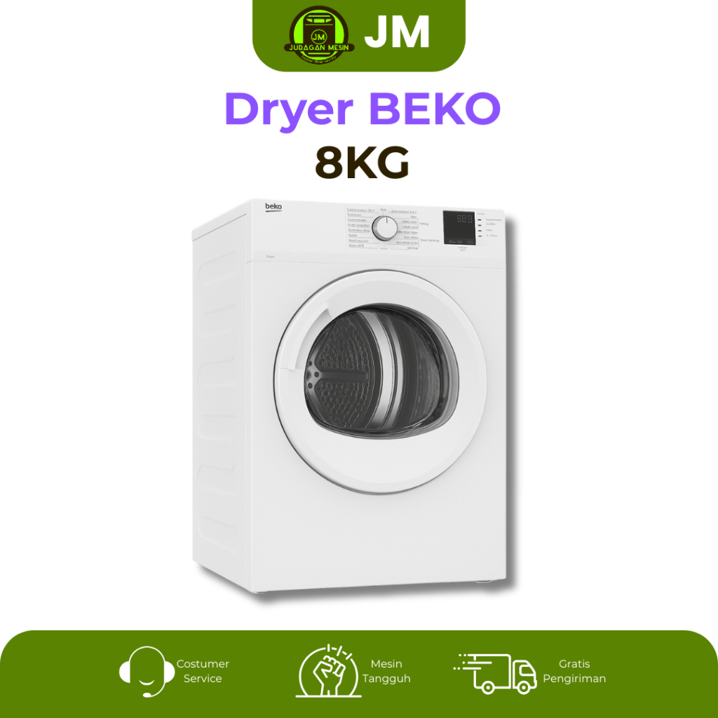Dryer Laundry Beko 8KG Konversi Gas