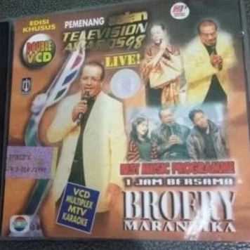 Vcd original Music Broery Marantika 1 jam Bersama