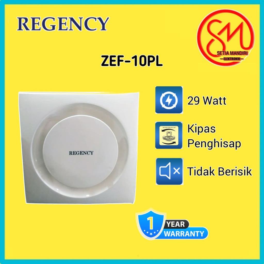 REGENCY Kipas Angin ZEF10PL Exhaust Fan 10" PL / Kipas Ceiling