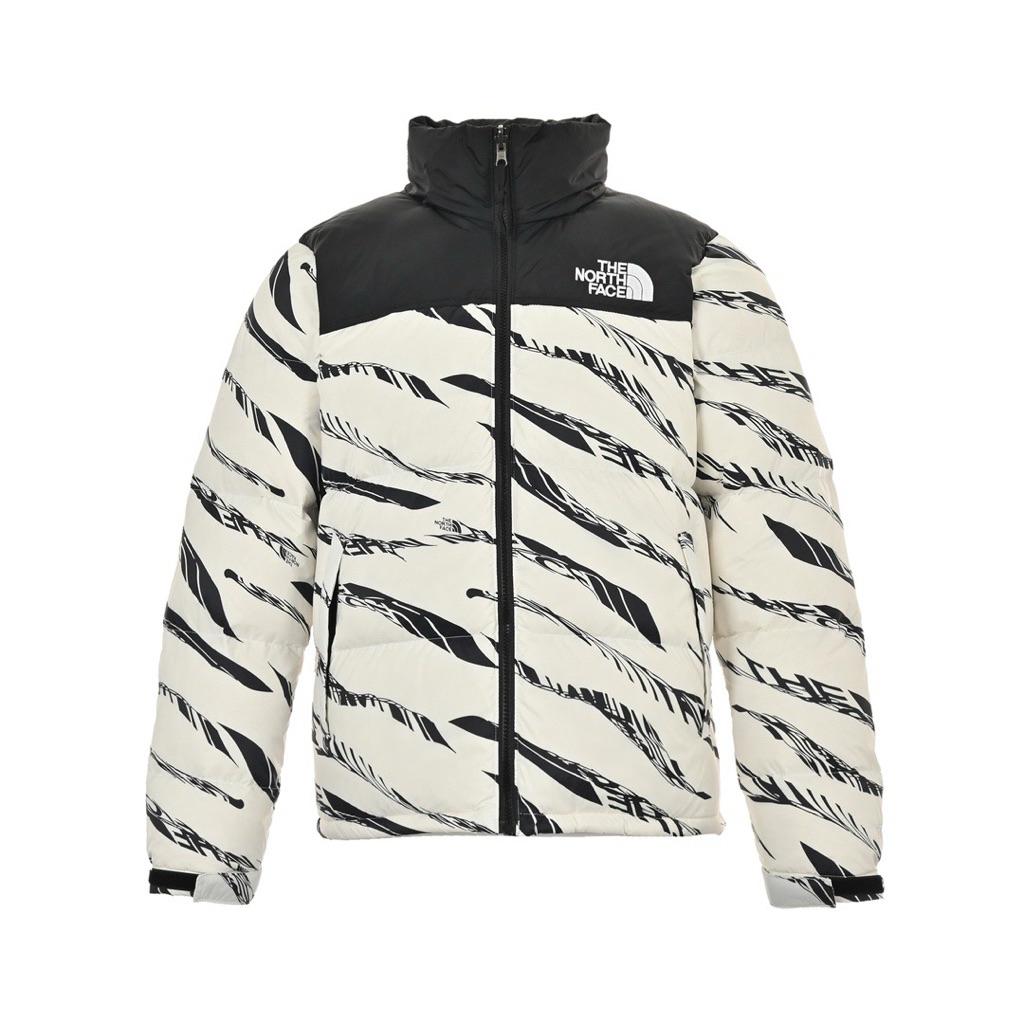 Down Jacket TNF Urban Exploration Black White Zebra