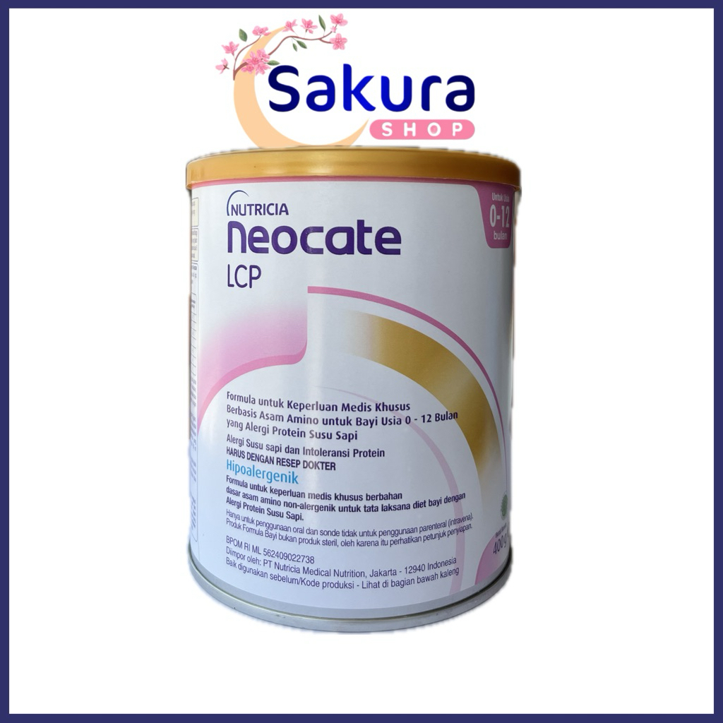 Neocate lcp 400gr susu alergi
