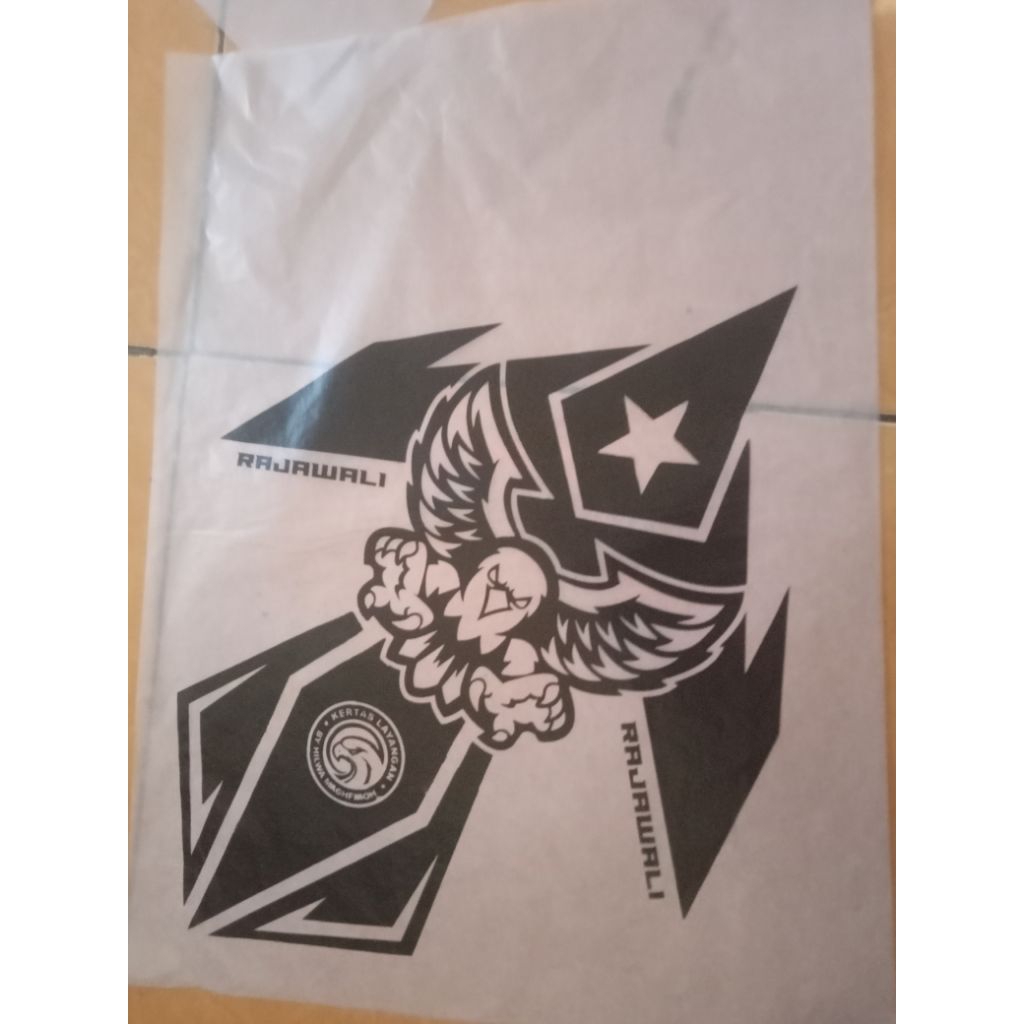 Sablon Kertas Layangan Sukhoi