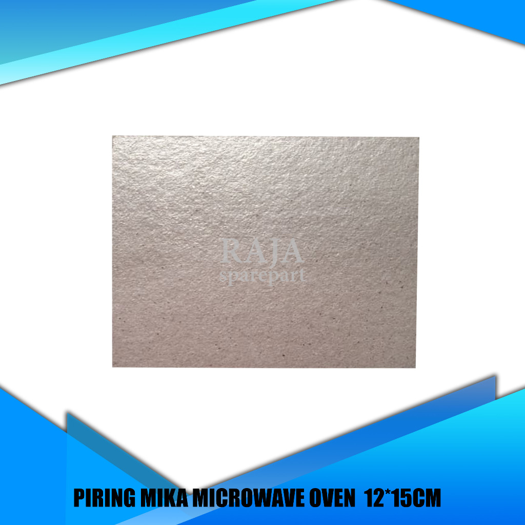 PLAT MICROWAVE MIKA 1PCS / PIRING MIKA MICROWAVE OVEN 12 X 15CM (PMM)