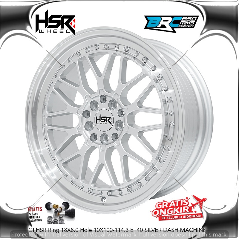 Velg mobil racing model bbs lm cocok untuk innova yaris cross zenix sienta camry dll hsr sigi r18