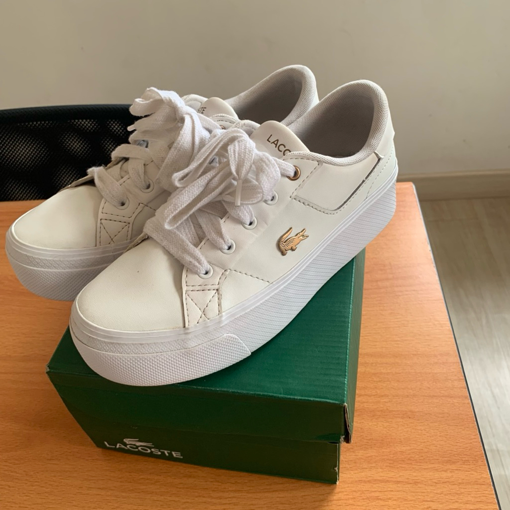 (PRELOVED) LACOSTE Leather Sneakers women white