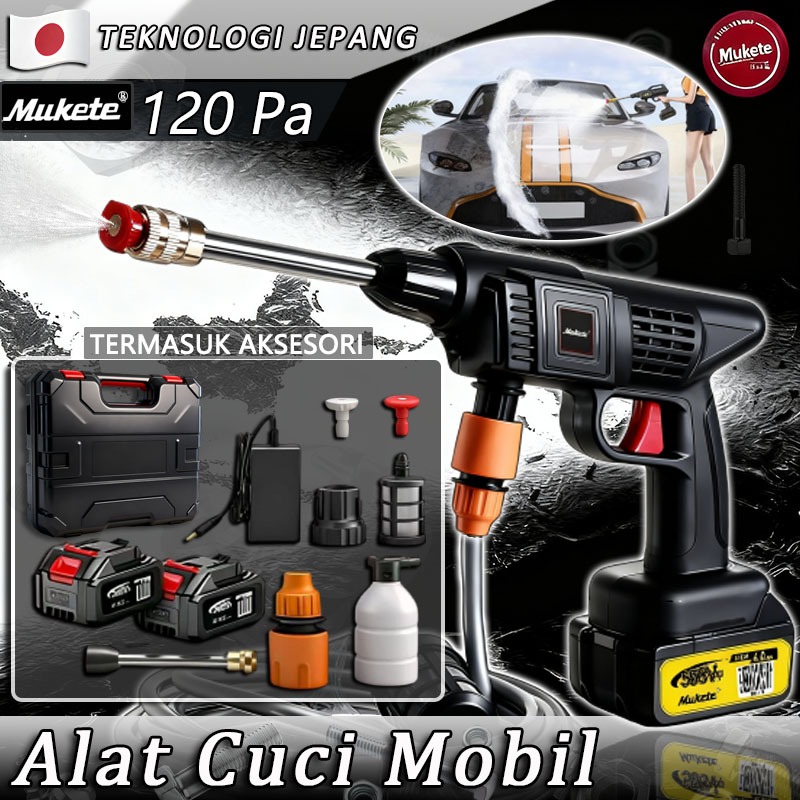 Mukete 120Par alat cuci motor mesin cuci motor semprotan cuci motor alat cuci mobil alat cuci motor 