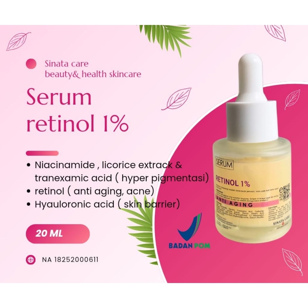 serum retinol serum pemutih wajah
