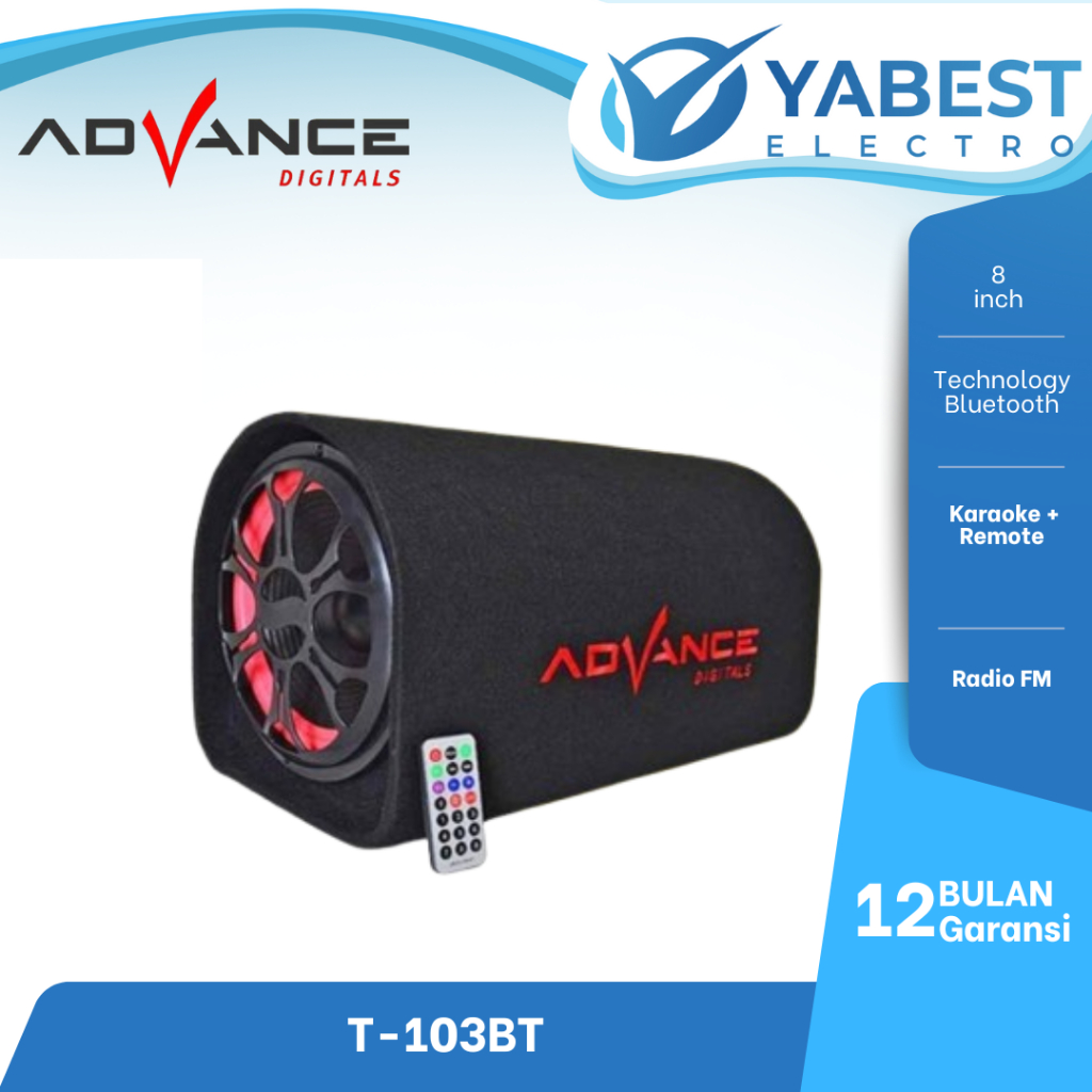 Speaker Portable ADVANCE T103BT T103 BT Wifi Bluetooth Garansi ResmiSpeaker Portable ADVANCE T103BT 