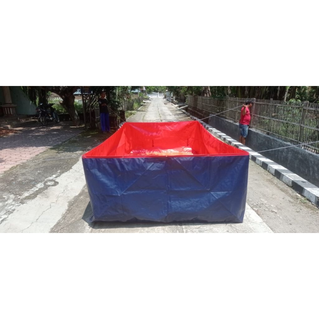kolam terpal 4x6x1 a20 asli kualitas premium