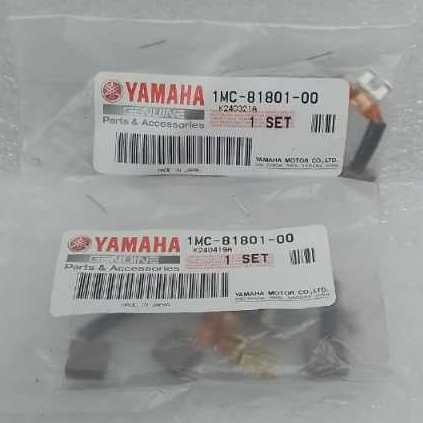 BRUSH SET ARENG STATER. - MOTOR : YAMAHA FJR1300, FJR1300A, FJR1300AE. - KODE PART :  ( 1MC-81801-00
