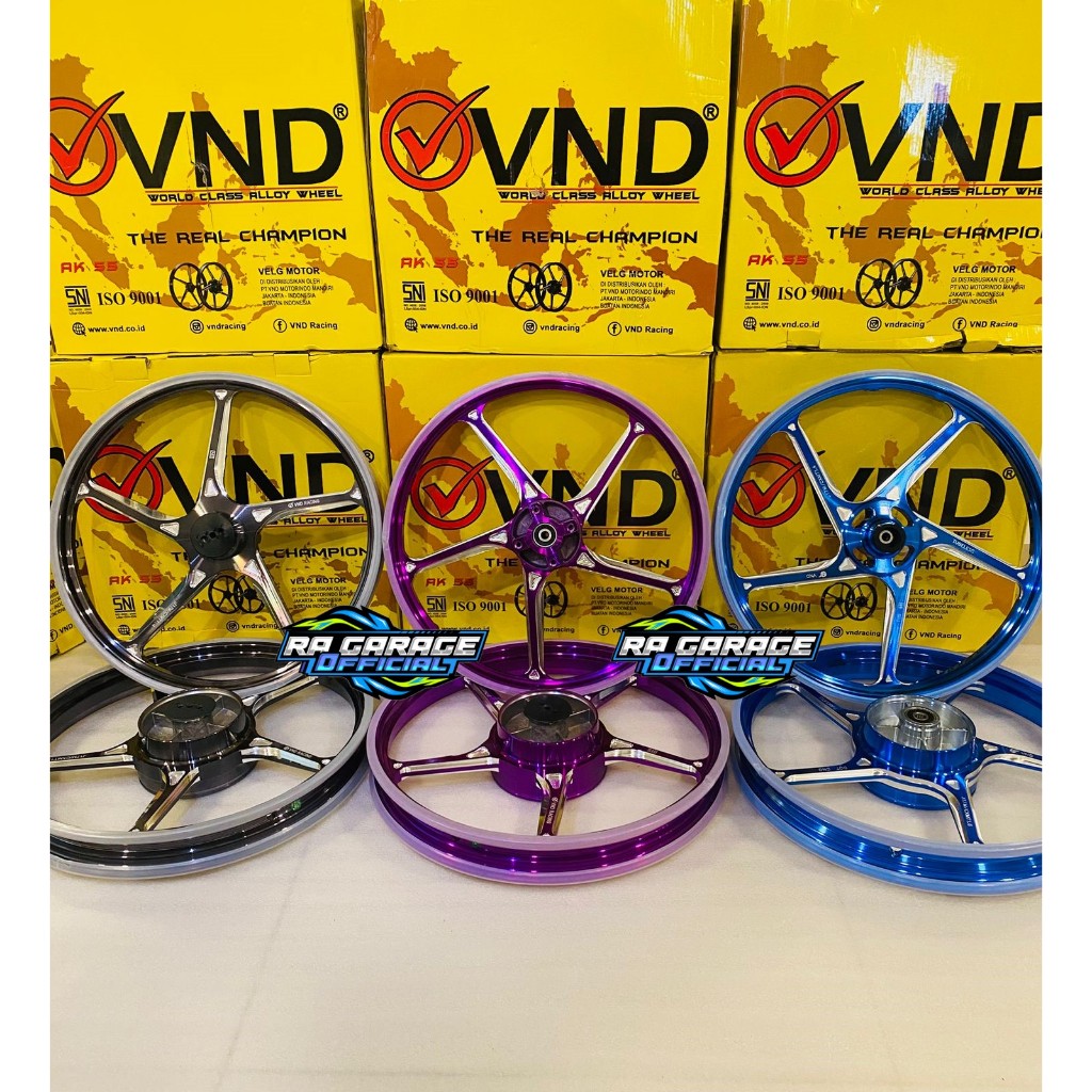 Velg Racing Ring17 AK55 Custem Honda CBR150R CRF TIGER VERZA150 SONIC150 Pelg VND Racing AK 55 Palan