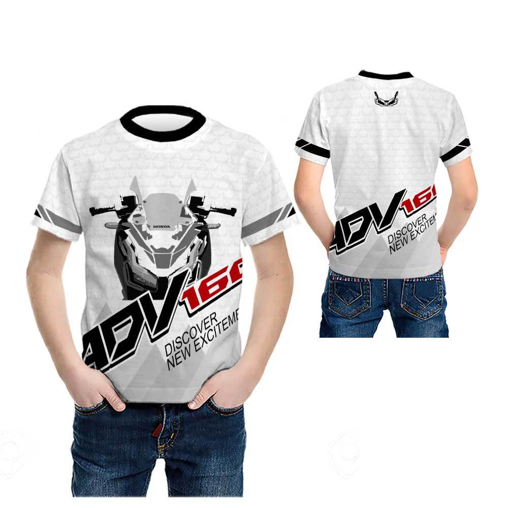 HONDA ADV 160 Kaos Jersey Printing anak Pakai Nama Art 05