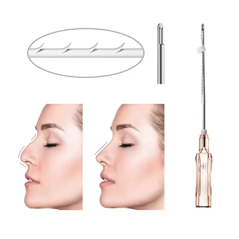 2PCS  PCL benang hidung untuk mengangkat hidung