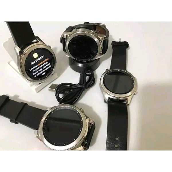 (BS) Samsung Gear S3 Classic Second Silver 42mm Fullset