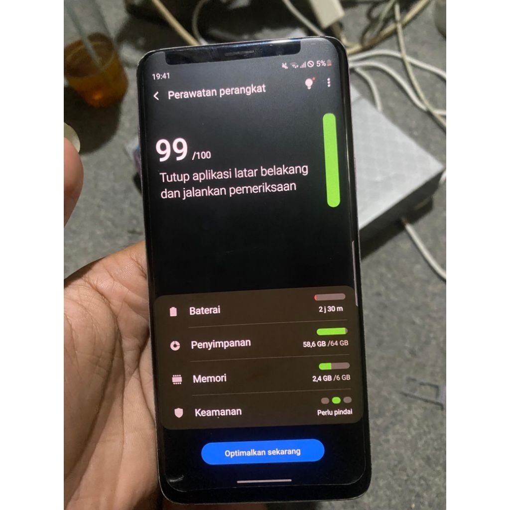 lcd s9 plus ori copotan plus frem