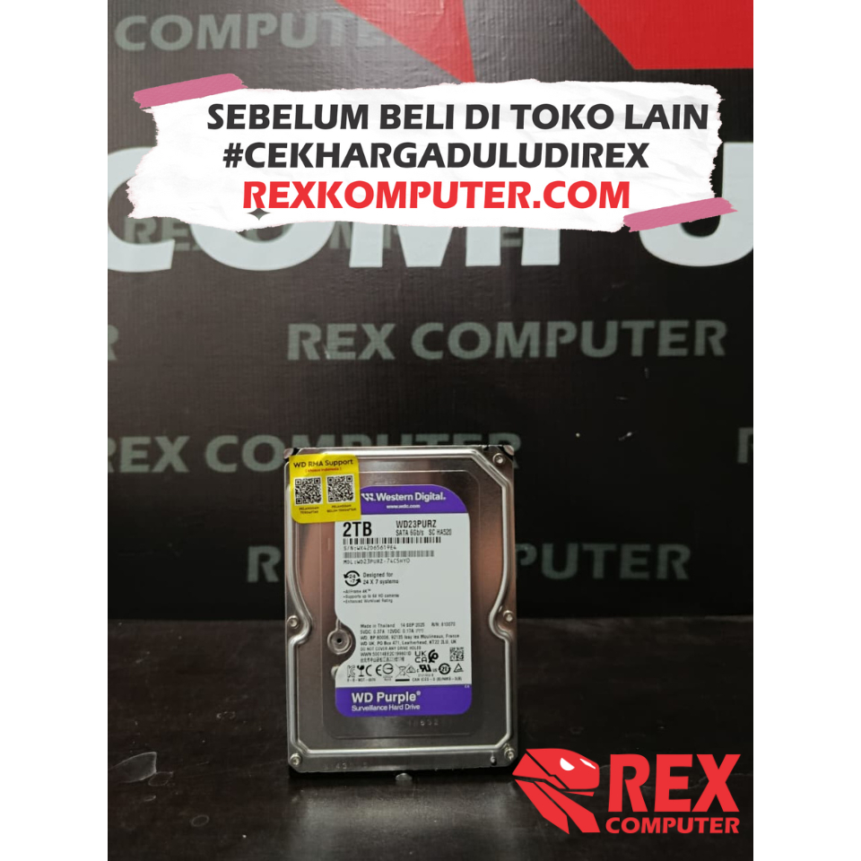 HARDISK WD PURPLE 2TB