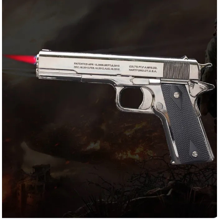 Korek Api Bara Gas Metal Plastic M-1911 Cy-808 3375