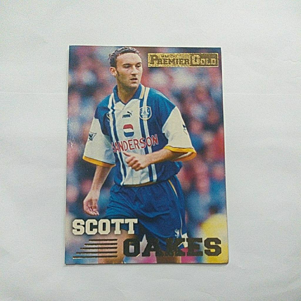 Kartu Bola Vintage SCOTT OAKES SHEFFIELD WEDNESDAY Merlin Premier Gold 1996 #126