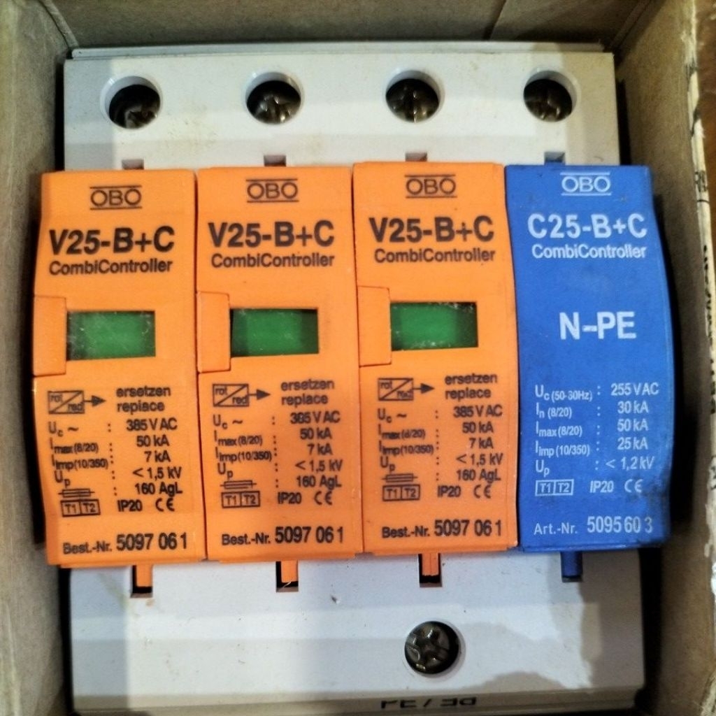 SURGE ARESTER OBO V25-B+C/3 385 V AC + NPE