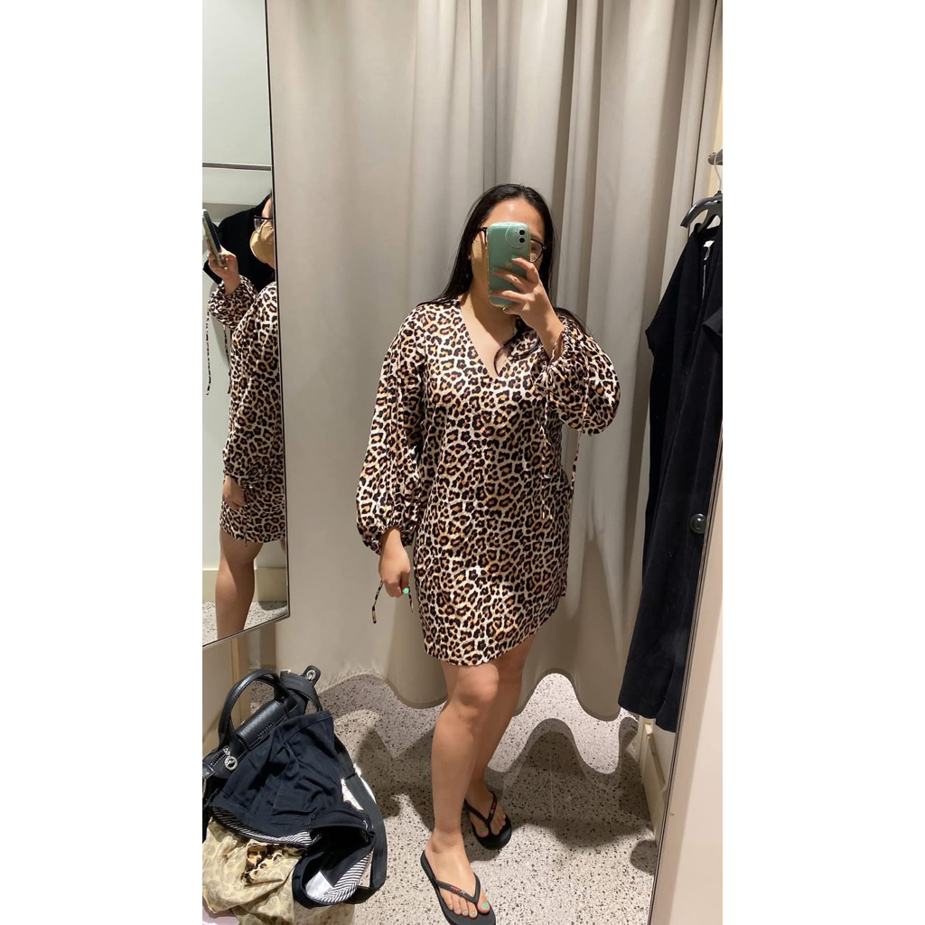 PRELOVED H&M Leopard Dress