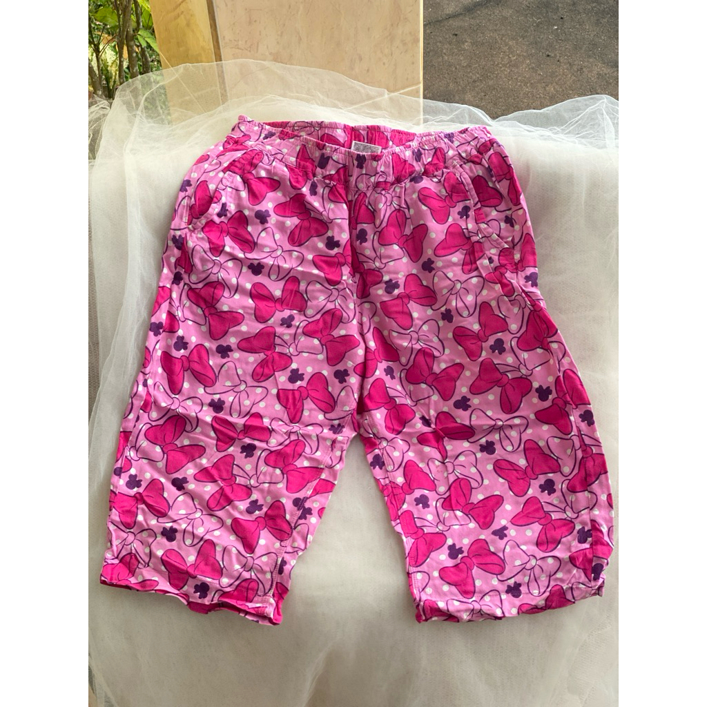 PRELOVED PL celana katun Minie anak tanggung branded UNIQLO KIDS size M