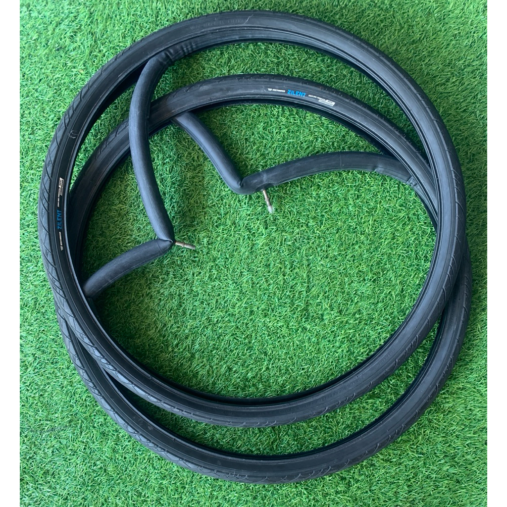 Sepasang Ban vee tire zilent 2pcs 700x42c