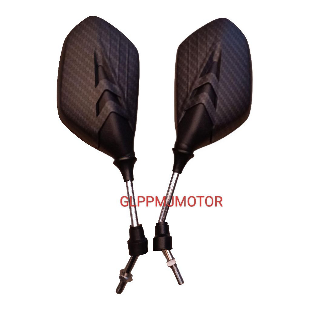 Spion Vario 110 125 150 160 Standar Carbon Hitam Variasi Sepasang Untuk Semua Motor Smash Sogun 110 