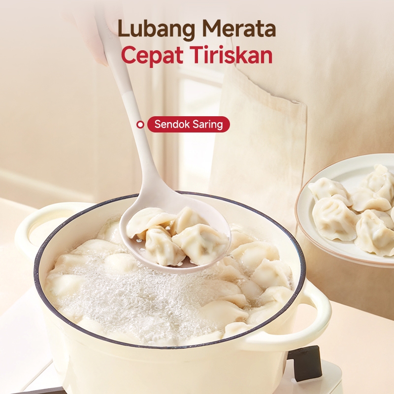 MODOFO Spatula Silikon Tahan Panas Set 4 Spatula Silikon Spatula Anti Lengket Tahan Panas ins Alat