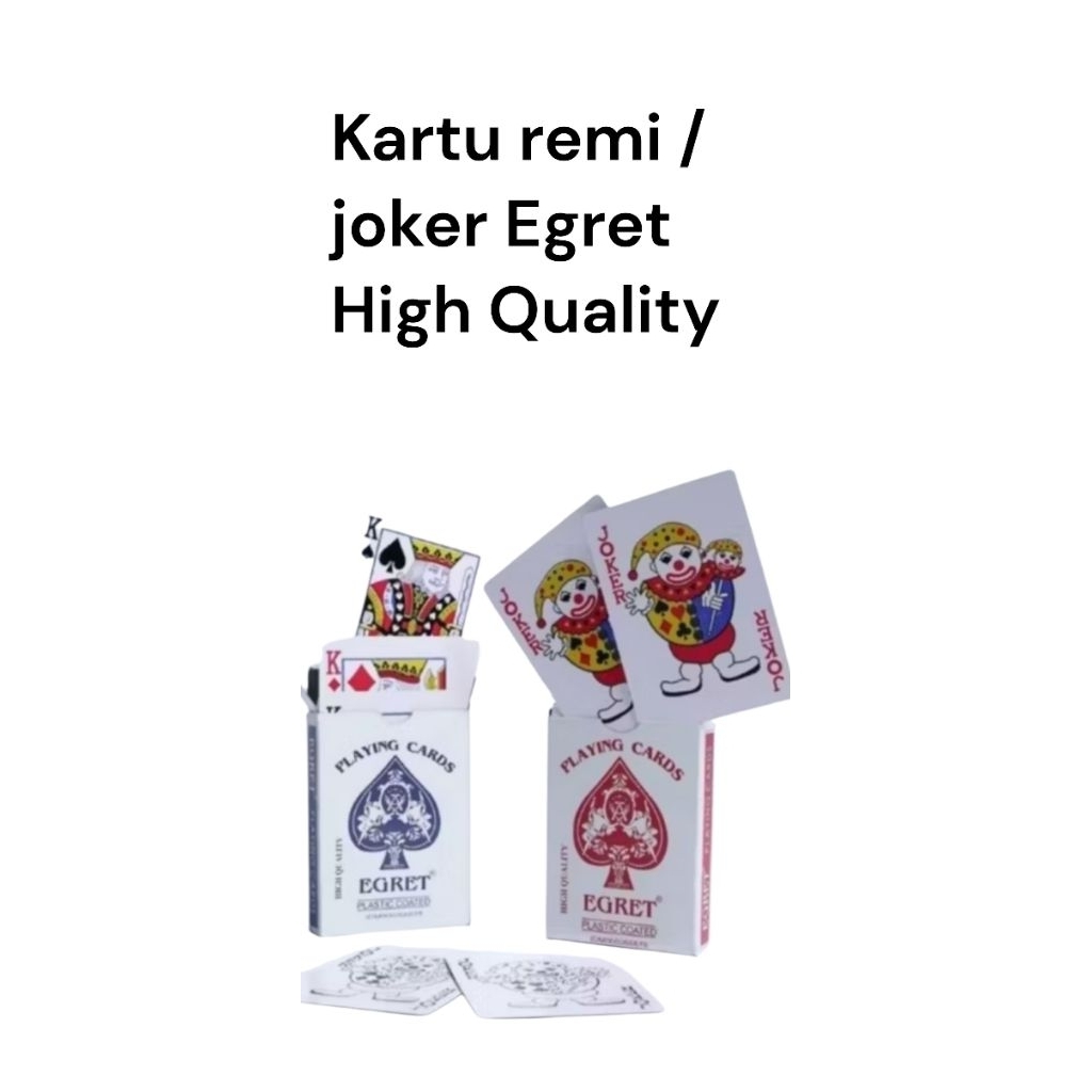 kartu joker/remi Egret 727 High Quality